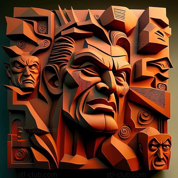 3D model Jack Kirby (STL)